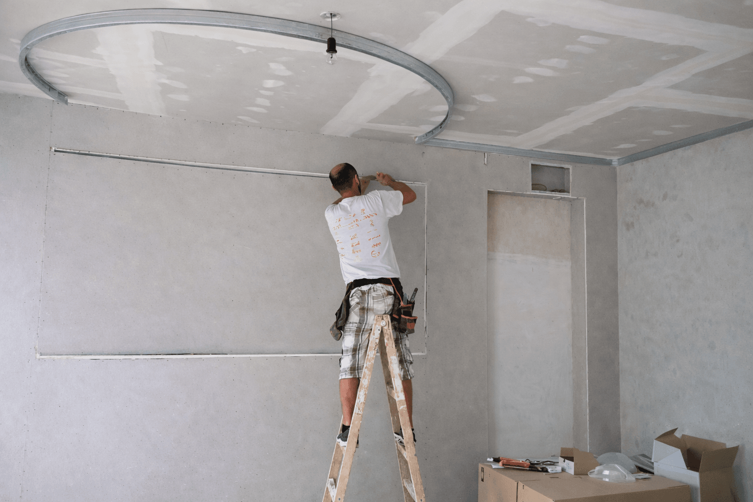 Obra en fase estructural en Valencia